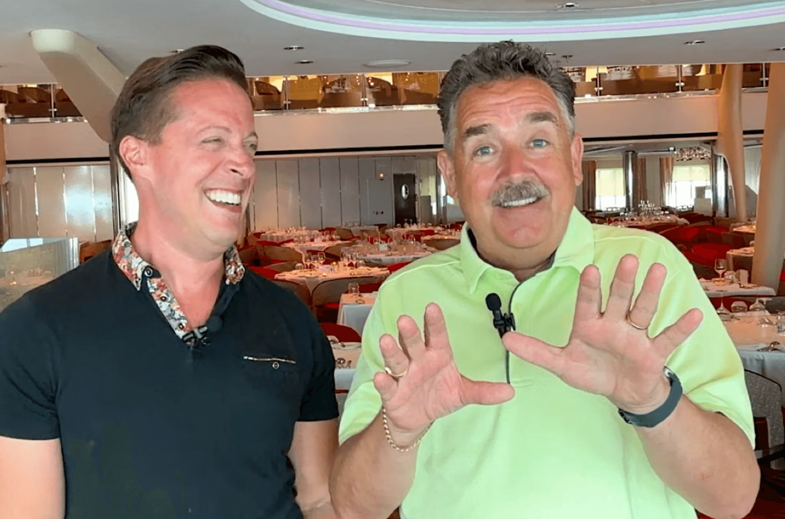 VIDEO: Embracing AI & moustache mania: Friisdahl unpacks TTAND conference at sea background